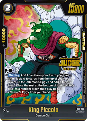 King Piccolo (Judge Pack 04 - Event) [Fusion World Tournament Cards]