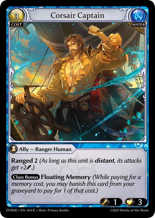 Corsair Captain (43) [Distorted Reflections Starter Decks]