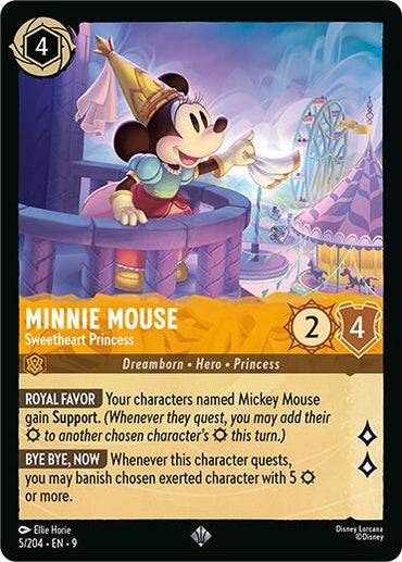 Minnie Mouse - Sweetheart Princess (5/204) [Fabled]