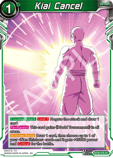 Kiai Cancel (BT28-076) [Prismatic Clash]
