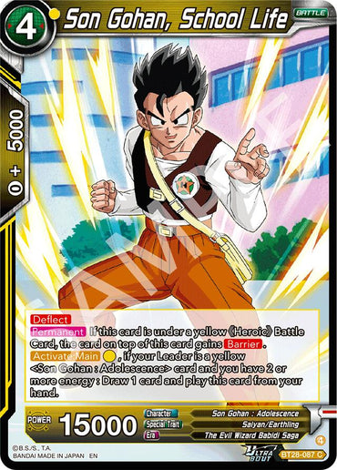 Son Gohan, School Life (BT28-087) [Prismatic Clash]