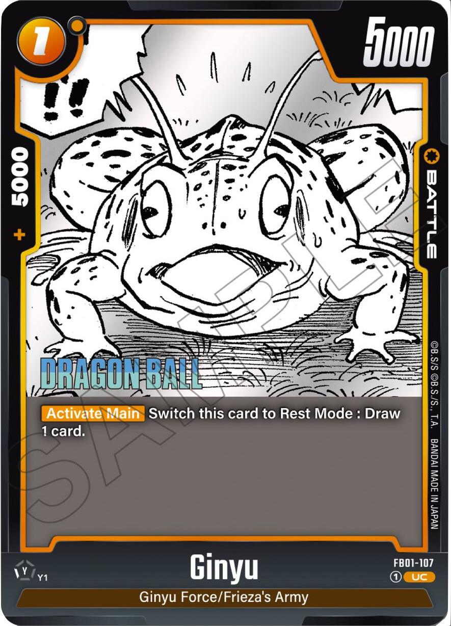 Ginyu (FB01-107) [Manga Booster 02]