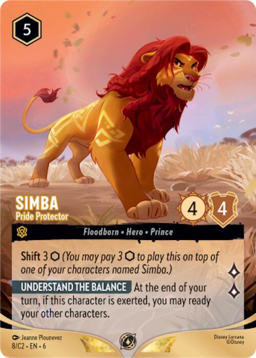 Simba - Pride Protector (8) [Promo Cards]