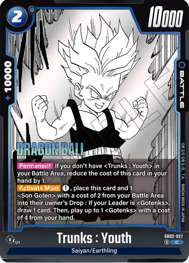 Trunks : Youth [Manga Booster 02]