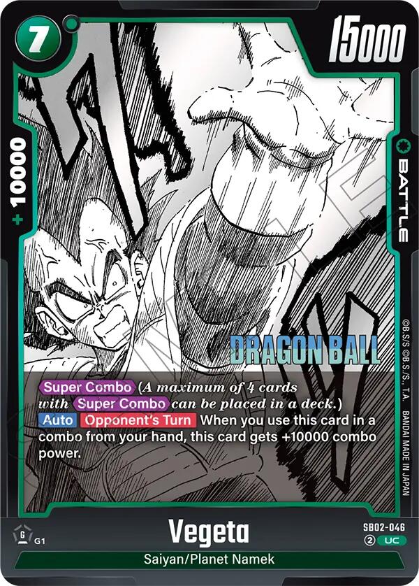 Vegeta (SB02-046) [Manga Booster 02]
