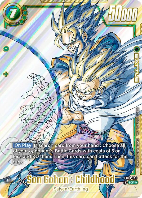 Son Gohan : Childhood (FB01-140) [Manga Booster 02]