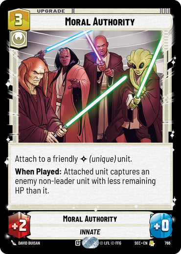 Moral Authority (766) (Foil) (766) [Secrets of Power]