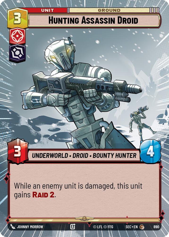Hunting Assassin Droid (890) (Hyperspace Foil) (890) [Secrets of Power]