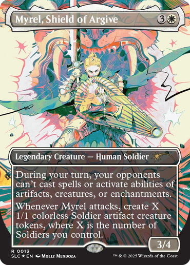 Myrel, Shield of Argive (Halo Foil) [Secret Lair Countdown Kit]