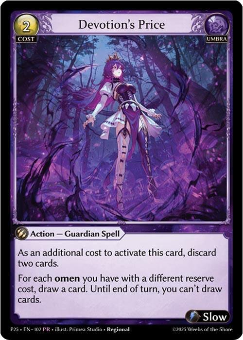 Devotion's Price (102) [Promotional Cards]