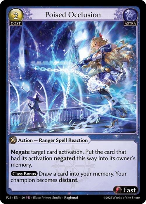 Poised Occlusion (120) [Promotional Cards]