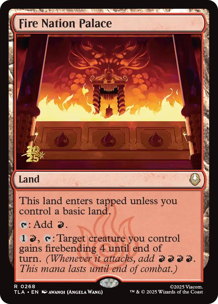 Fire Nation Palace [Avatar: The Last Airbender Prerelease Cards]