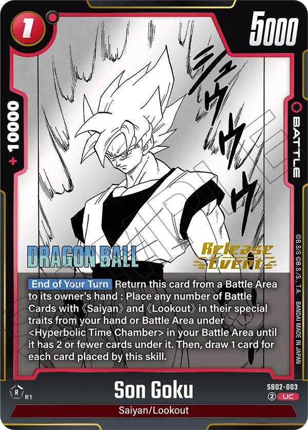 Son Goku (SB02-003) [Manga Booster 02 Release Event Cards]