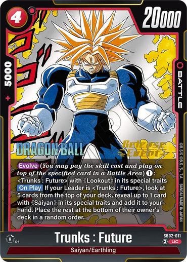 Trunks : Future (SB02-011) [Manga Booster 02 Release Event Cards]