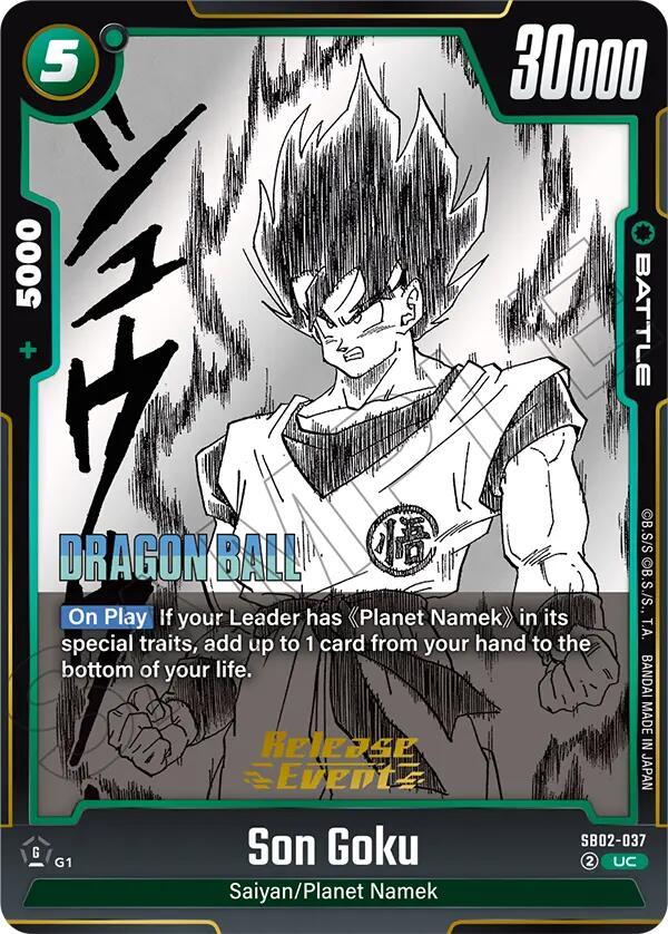 Son Goku (SB02-037) [Manga Booster 02 Release Event Cards]