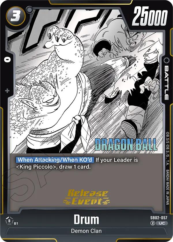 Drum [Manga Booster 02 Release Event Cards]