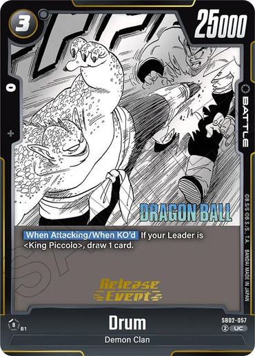 Drum [Manga Booster 02 Release Event Cards]