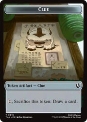 Ally (0004) // Clue (0015) Double-Sided Token [Avatar: The Last Airbender Tokens]