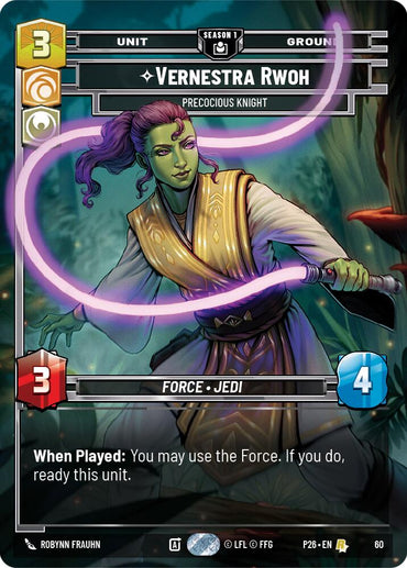 Vernestra Rwoh - Precocious Knight (60) (60) [Sector and Regional Promos: Season 1]