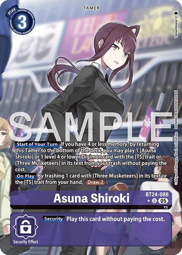 Asuna Shiroki [BT24-088] (Alternate Art) [Time Stranger]
