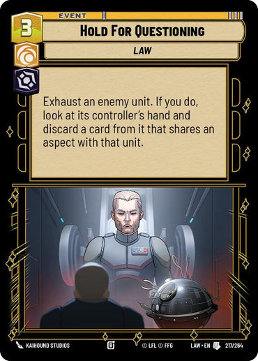 Hold for Questioning (217/264) (217/264) [A Lawless Time]