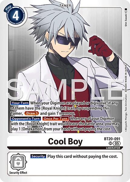 Cool Boy [BT9-092] (Reprint) [Advanced Booster Digimon Generation]