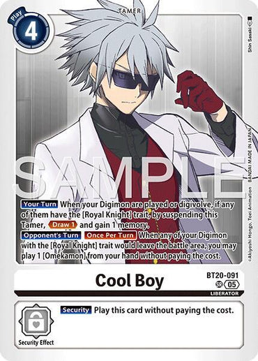 Cool Boy [BT9-092] (Reprint) [Advanced Booster Digimon Generation]