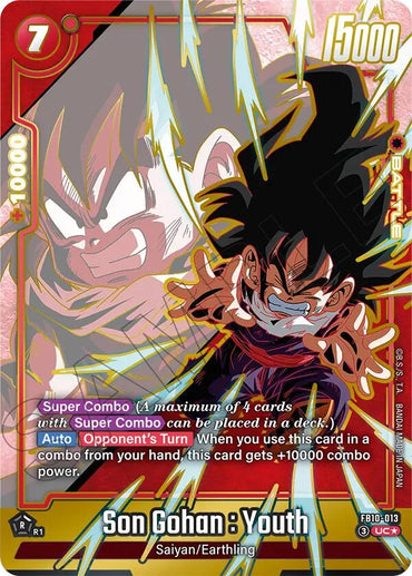 Son Gohan : Youth (FB10-013) (Alternate Art) [Cross Force]