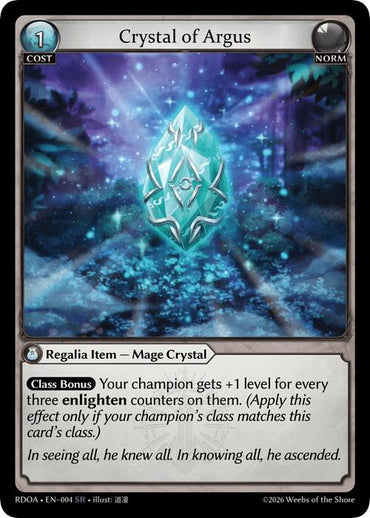 Crystal of Argus (4) [Radiant Origins: Armaments]
