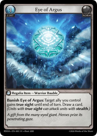 Eye of Argus (5) [Radiant Origins: Armaments]