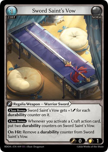 Sword Saint's Vow (19) [Radiant Origins: Armaments]