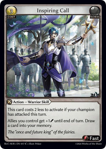 Inspiring Call (17) [Mordred Re: Collection, Aurelian Regent]