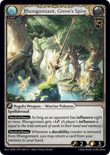 Rhongomiant, Grove's Spire (8) [Mordred Re: Collection, Aurelian Regent]