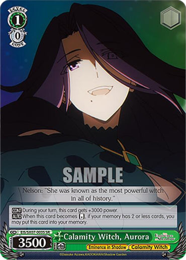 Calamity Witch, Aurora (EIS/SX07-003S) [The Eminence in Shadow]