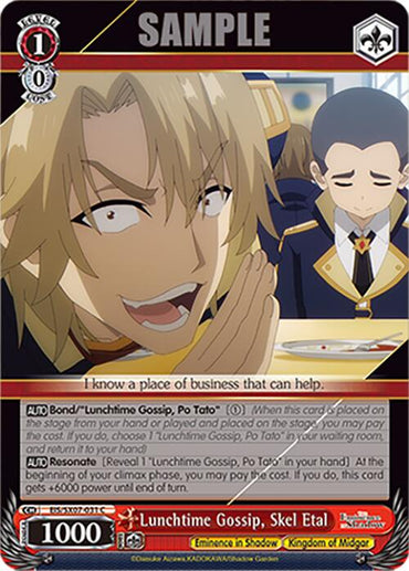 Lunchtime Gossip, Skel Etal (EIS/SX07-031) [The Eminence in Shadow]