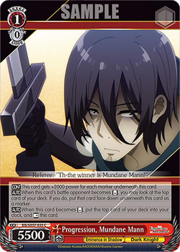 Progression, Mundane Mann (EIS/SX07-035) [The Eminence in Shadow]