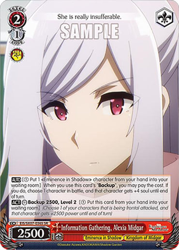 Information Gathering, Alexia Midgar (EIS/SX07-036S) [The Eminence in Shadow]