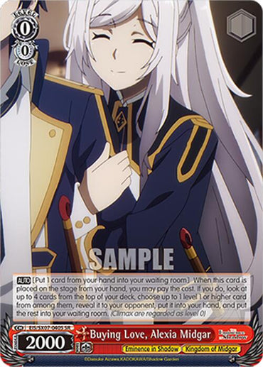 Buying Love, Alexia Midgar (EIS/SX07-040S) [The Eminence in Shadow]