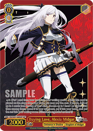 Buying Love, Alexia Midgar (EIS/SX07-040SSP) [The Eminence in Shadow]