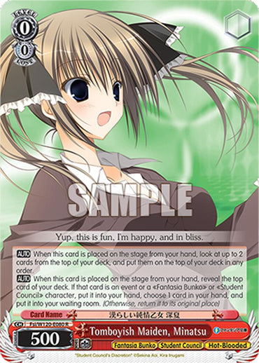 Tomboyish Maiden, Minatsu (Fsi/W120-E080 R) [Fujimi Fantasia Bunko Vol.2]