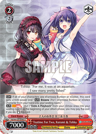 Teatime For Two, Kurumi & Tohka (Fdl/W120-E096 U) [Fujimi Fantasia Bunko Vol.2]