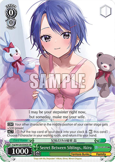 Secret Between Siblings, Akira (Fgi/W120-E043S SR) [Fujimi Fantasia Bunko Vol.2]