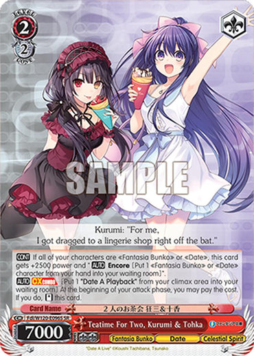 Teatime For Two, Kurumi & Tohka (Fdl/W120-E096S SR) [Fujimi Fantasia Bunko Vol.2]