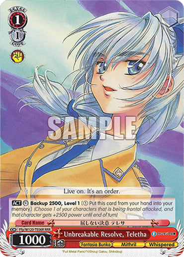 Unbreakable Resolve, Teletha (Ffp/W120-TE06 TD) [Fujimi Fantasia Bunko Vol.2]