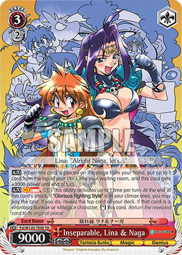 Inseparable, Lina & Naga (Fsl/W120-TE08R RRR) [Fujimi Fantasia Bunko Vol.2]