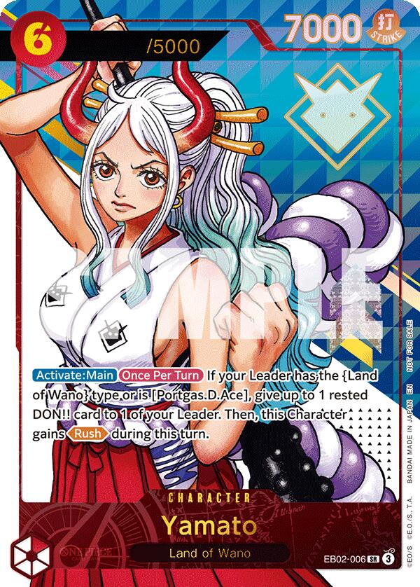 yamato card sleeves Yamato (Serial Numbered) [One Piece Promotion Cards]