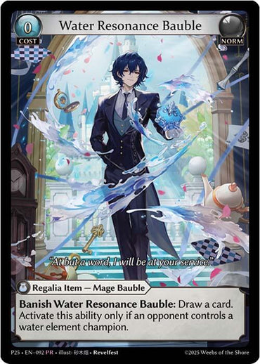Water Resonance Bauble (092) [Promotional Cards]
