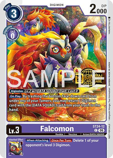Falcomon [ST24-12] (Welcome Tamers Pack Vol.2) [Starter Deck: Data Squad]