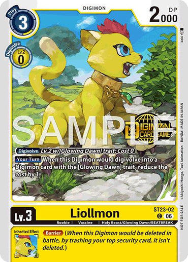 Liollmon [ST23-02] (Welcome Tamers Pack Vol.2) [Starter Deck: Beatbreak Release Event Cards]