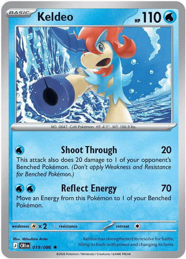 Keldeo (019/086) [Mega Evolution: Chaos Rising]